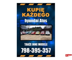 Kupię Hyundai Atos Umowa kupna-sprzedaży, odbiór cała Polska