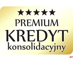 Premium KREDYT konsolidacyjny! Nawet 550.000 zł