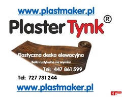 Imitacja drewna na elewacje ,PlasterTynk - Elastyczne deski elewacyjne